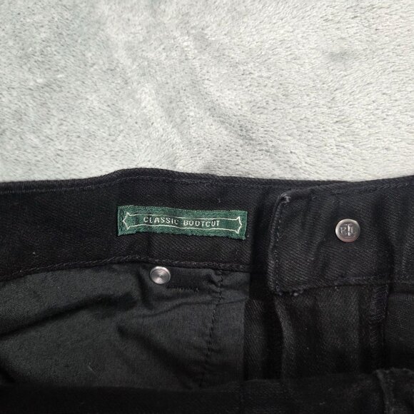 Ralph Lauren Jeans Co Womens 6 Black Classic Bootcut Stretch Preppy Western - Picture 6 of 10